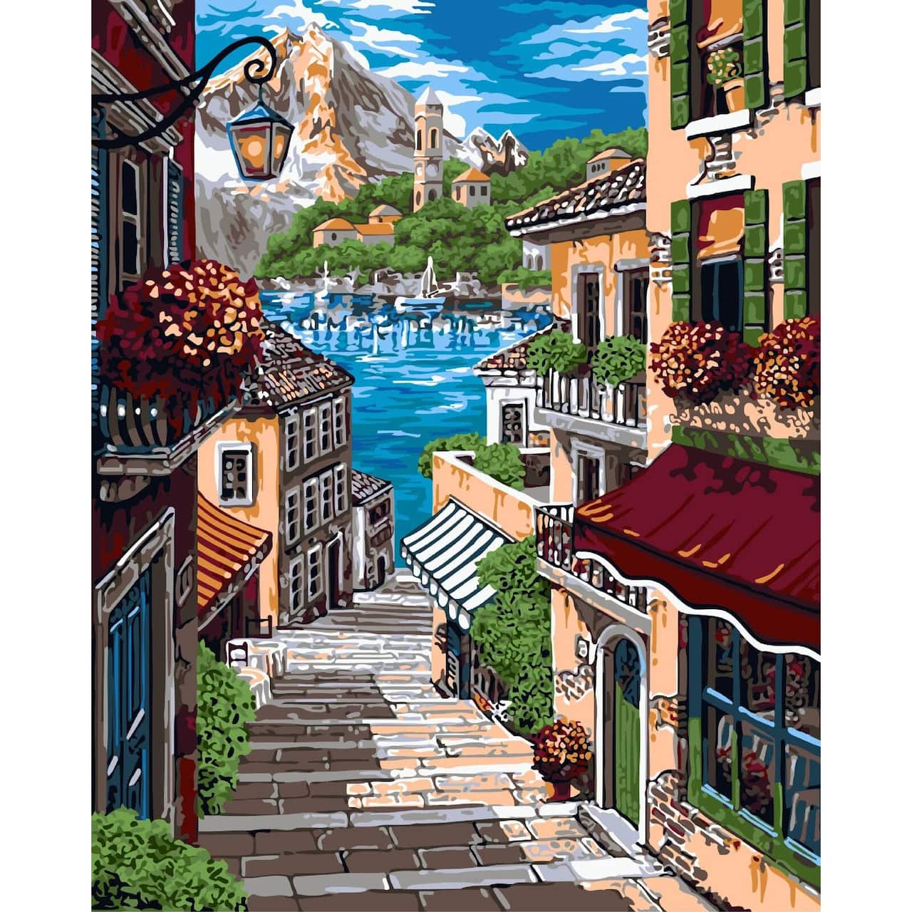 Crafting Spark European Street Painting by Numbers Kit